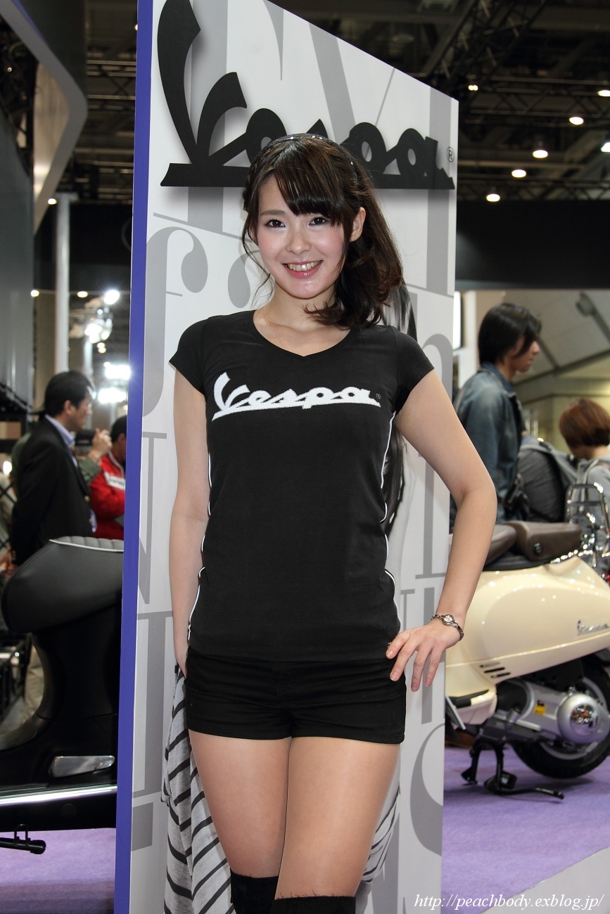 林りん子 さん(ピアッジオ グループ ジャパン ブース) Peach Body