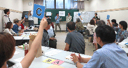 からくりパズルを楽しむ会　報告　－開会～ゲーム－_a0220500_16375110.gif