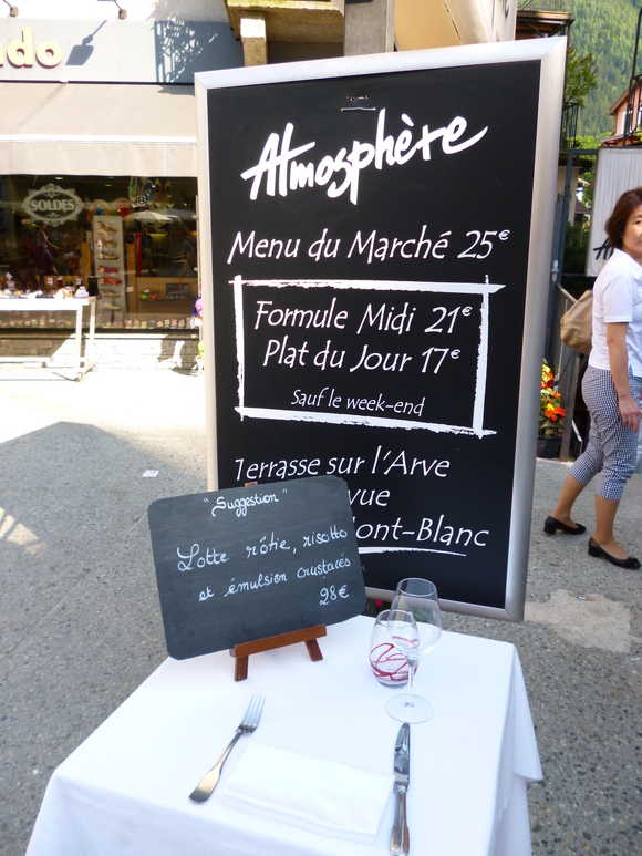 2013,07 フランス、イタリアツアー 24、「Restaurant ATMOSPHÈRE 」Chamonix-Mont-Blanc (FR)_a0207973_21465248.jpg
