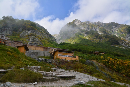 秋の白馬岳　白馬鑓温泉_e0050579_22254191.jpg