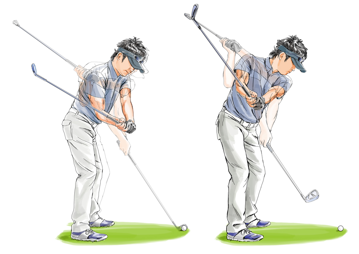 ゴルフのイラスト イラストレーター亀川秀樹 Webサイト ゴルフのイラスト イラストレーター亀川秀樹 Webサイト