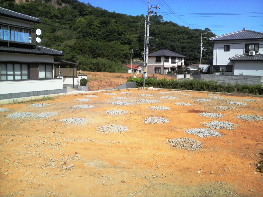 地盤改良工事完了　A邸_c0209036_20243151.jpg