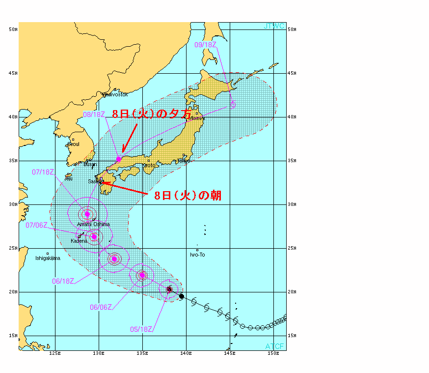 台風もチェーンソーで切れんかノォー？　10月6日（日）　…くもり…_a0146070_524012.gif