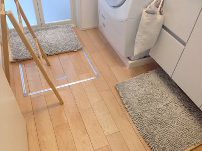 わが家の脱衣所 ニトリ 無印良品へ サッカーと収納 わが家の脱衣所 ニトリ 無印良品へ サッカーと収納
