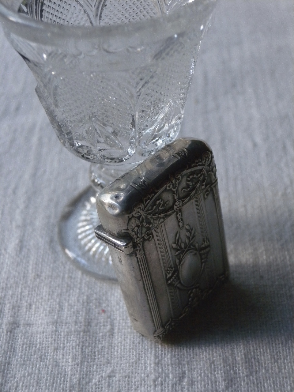 銀製マッチケース アンティーク / マッチケース / ヴィクトリア / シルバー / 銀製