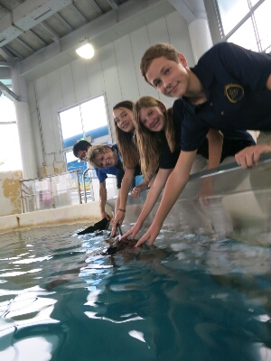 市長表敬訪問、中学校訪問からの水族館、そして座禅_f0205780_2264272.jpg