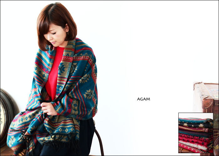 AGAM [アガム] ネイティブブランケット [A5900] _f0051306_19314881.jpg