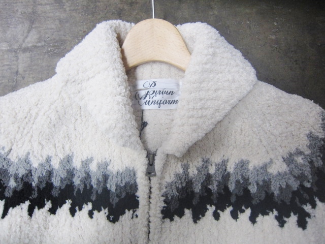 魅惑で人気のBIRVIN UNIFORM ・・・ PILE COWICHAN JACKET!♪!_d0152280_21155933.jpg