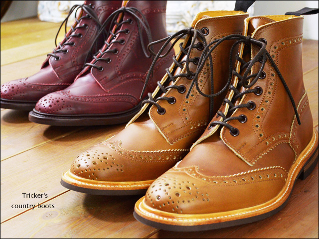 Tricker's [トリッカーズ] COUNTRY BOOTS「LOLLIPOP CAVALIER LEATHER
