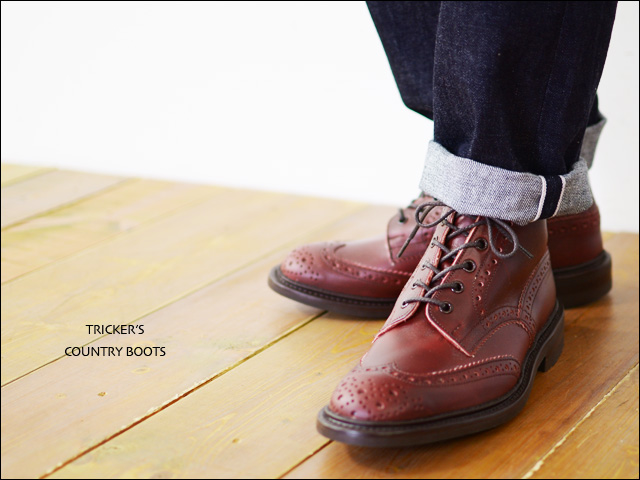 Tricker's [トリッカーズ] COUNTRY BOOTS「LOLLIPOP CAVALIER LEATHER