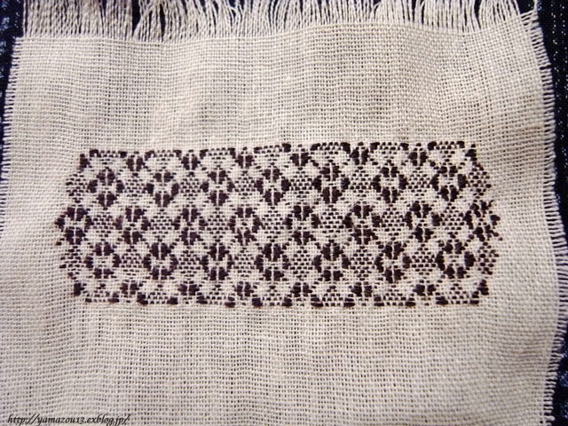 針山大（楕円）用刺繍候補　こぎん刺し２_f0235224_12223192.jpg