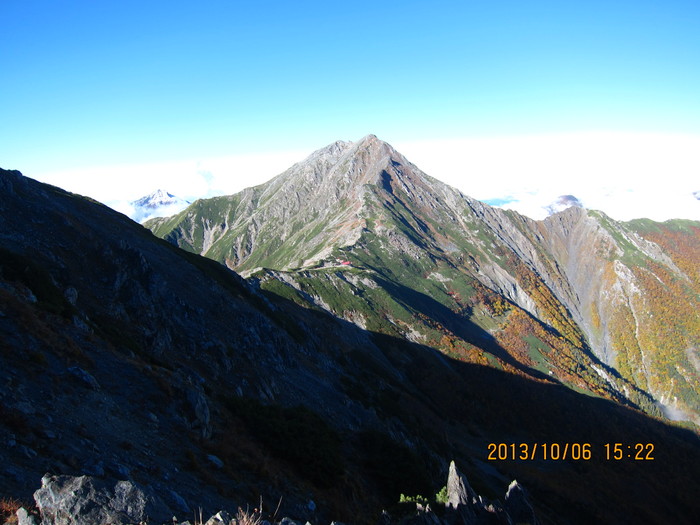 北岳＆間ノ岳：2日目（肩の小屋→北岳・間ノ岳・農鳥小屋→北岳山荘）_b0148050_19185016.jpg