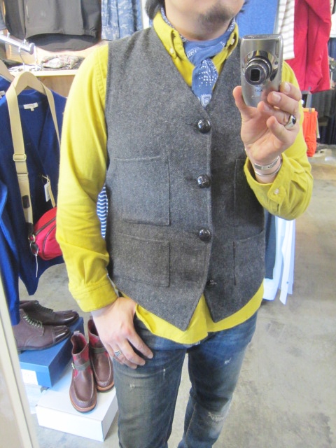 人気のSOUND MAN より、渋爽やかなSAFARI CARDIGAN 入荷です♪♪♪_d0152280_23563989.jpg