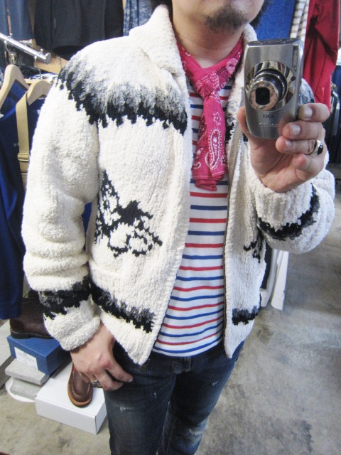 魅惑で人気のBIRVIN UNIFORM ・・・ PILE COWICHAN JACKET!♪!_d0152280_5291982.jpg