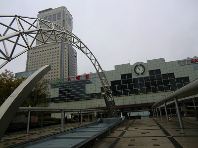 浦幌小と厚内小，修学旅行の札幌駅で町をＰＲ_b0191190_7153857.jpg