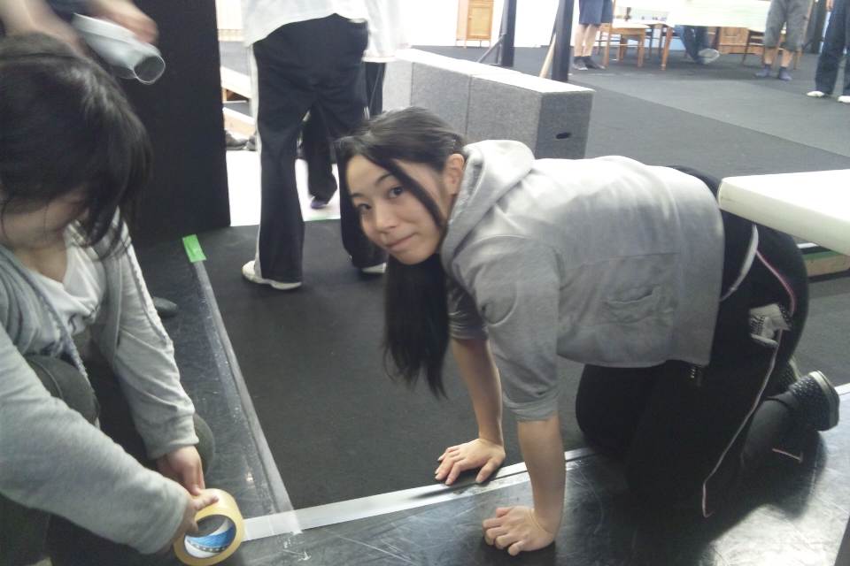 稽古26日目 本番が楽しみな二人 本田玲央 日影舘歩美 女たちの招魂祭 稽古場日記 稽古26日目 本番が楽しみな二人 本田玲央 日影舘歩美 女たちの招魂祭 稽古場日記