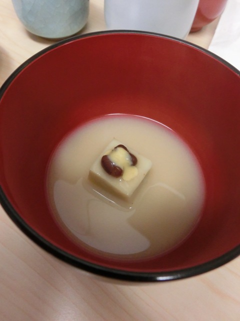 生麩の白味噌汁 茶懐石 初歩の初歩練習会