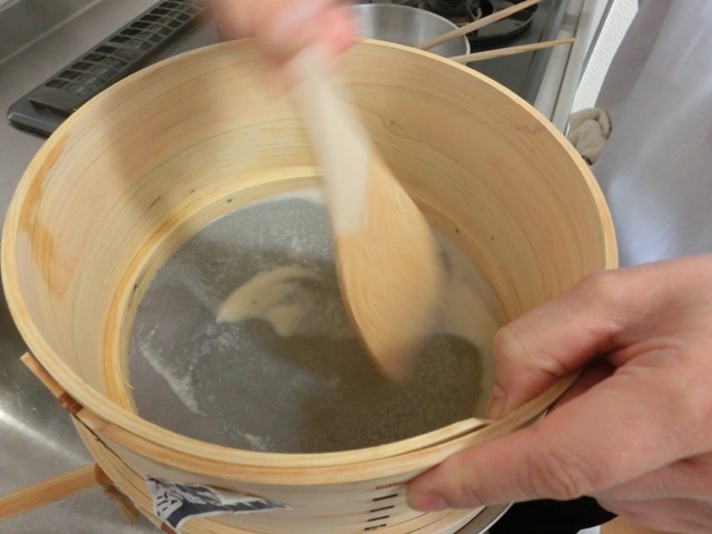 生麩の白味噌汁 茶懐石 初歩の初歩練習会