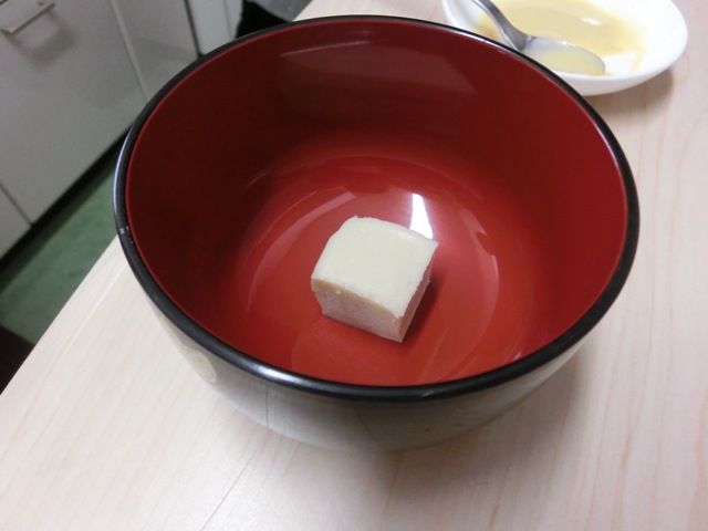 生麩の白味噌汁 茶懐石 初歩の初歩練習会
