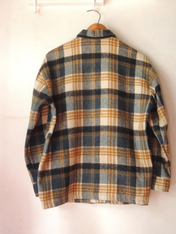 60S DEACON BROTHERS WOOL SHIRT JACKET--RECOMMEND--_c0176867_12512298.jpg