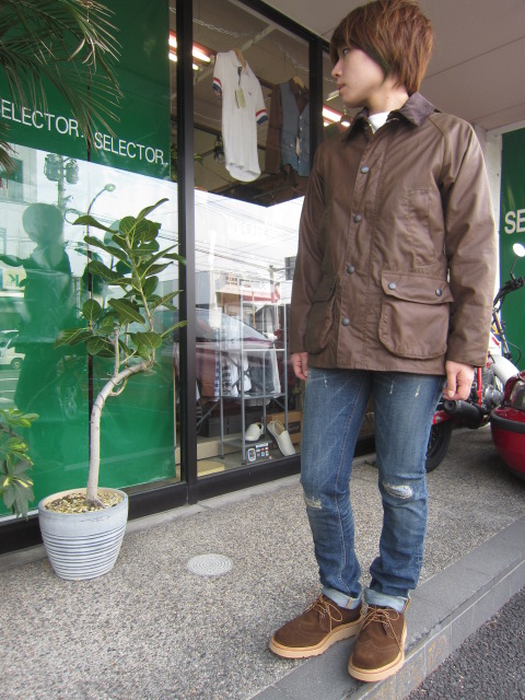 今季も注目★ Barbour Slim Fit BEDAIL JACKET ・・・ 今季・限定色・BROWN_d0152280_23483189.jpg