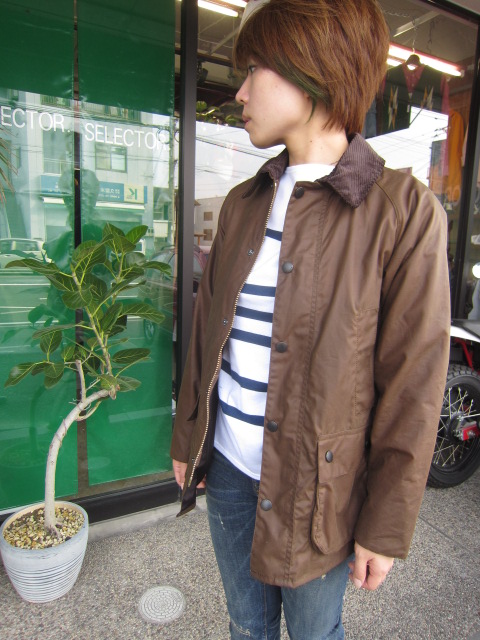 今季も注目★ Barbour Slim Fit BEDAIL JACKET ・・・ 今季・限定色・BROWN_d0152280_2348714.jpg