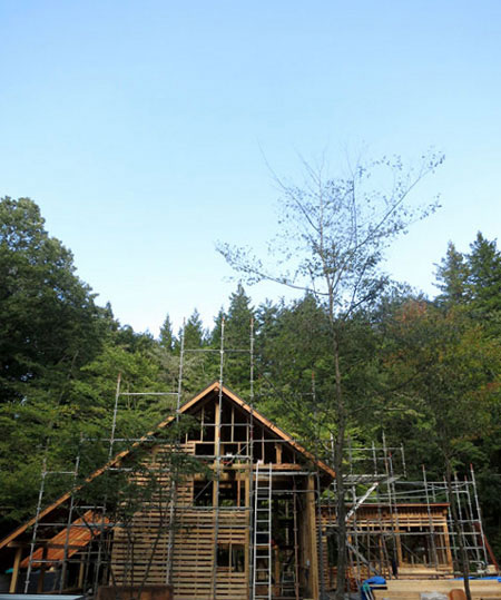 屋根工事/八ヶ岳富士見町 S邸/KUw〜空_c0089242_1046159.jpg