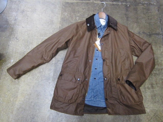 今季も注目★ Barbour Slim Fit BEDAIL JACKET ・・・ 今季・限定色・BROWN_d0152280_14561952.jpg