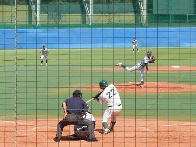 専修大対東農大　９月３０日　東都大学野球２部_b0166128_14371175.jpg