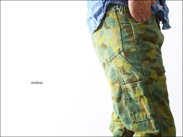 orslow オアスロウ迷彩ベイカーパンツ 2(M) カモフラ