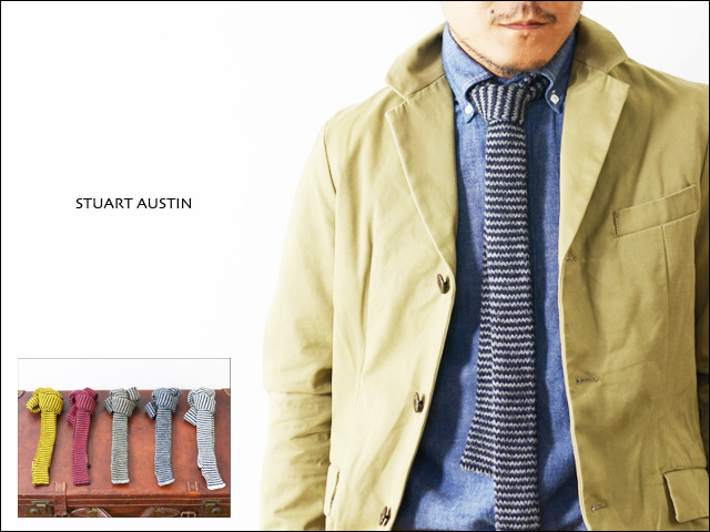 STUART AUSTIN [スチュワート・オースティン] MICROSTRIPE NECK TIE _f0051306_15413490.jpg