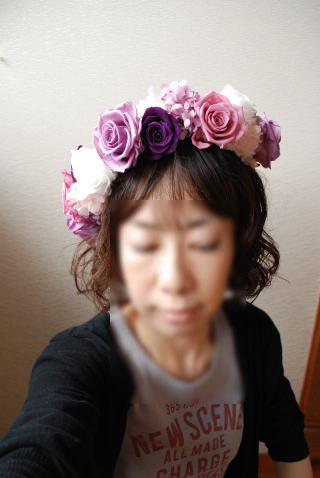花冠 ボリューム感をだして_a0136507_17121571.jpg