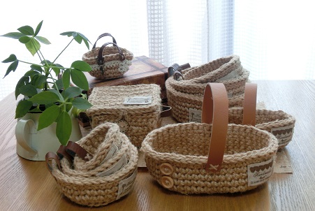 麻ひも小物10コ あみあみふれんず 麻ひも小物10コ あみあみふれんず