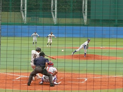 立正大対国士館大 10月1日 東都大学野球2部_b0166128_15185466.jpg
