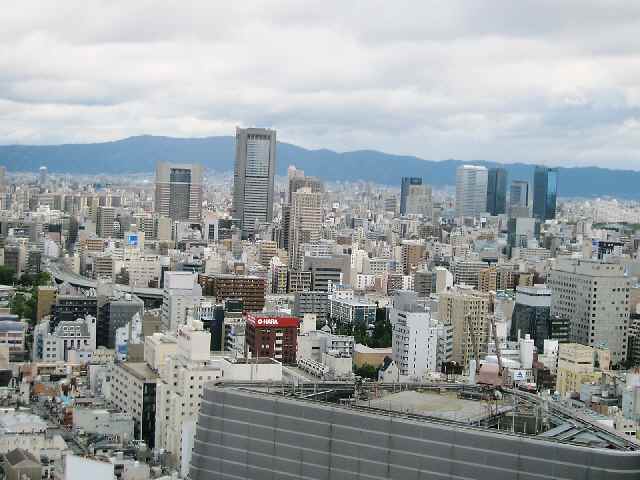 【大阪梅田阪急32番街の30階からの眺め】_c0042960_16425473.jpg