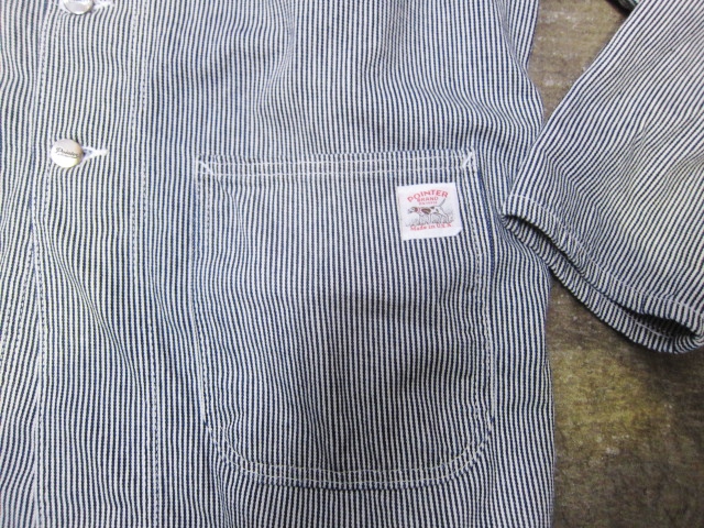 Pointer USA ・・・ Shawl カラー Hickory CoverAll JKT (別注)！♪！_d0152280_1203647.jpg