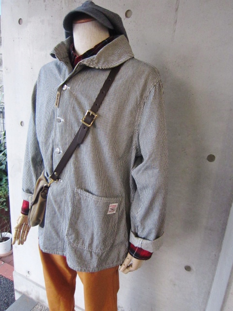 Pointer USA ・・・ Shawl カラー Hickory CoverAll JKT (別注)！♪！_d0152280_1225158.jpg
