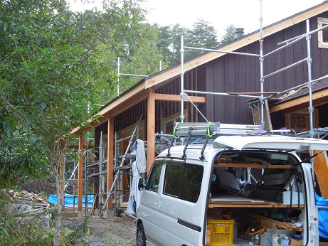 白州町H林さん邸の現場より 16_a0211886_15112923.jpg