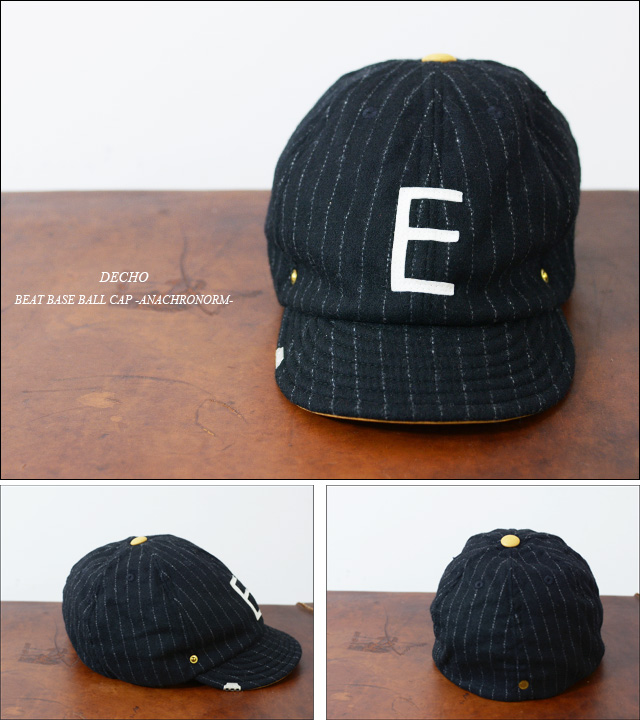 DECHO [デコー] BEAT BASE BALL CAP -ANACHRONORM- [9-6AD13] _f0051306_19364068.jpg