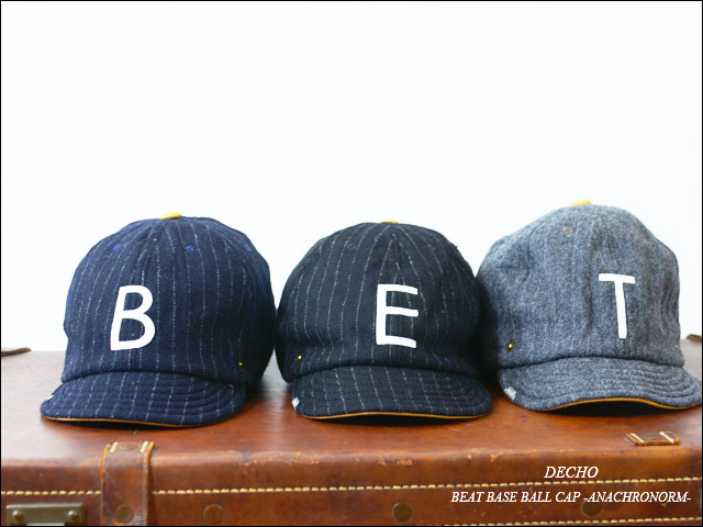 DECHO [デコー] BEAT BASE BALL CAP -ANACHRONORM- [9-6AD13] _f0051306_19373584.jpg