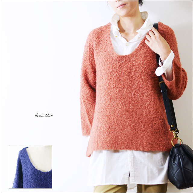 doux bleu [ドゥーブルー] ブークレーUネックチュニック [DB-34-030] _f0051306_1953423.jpg