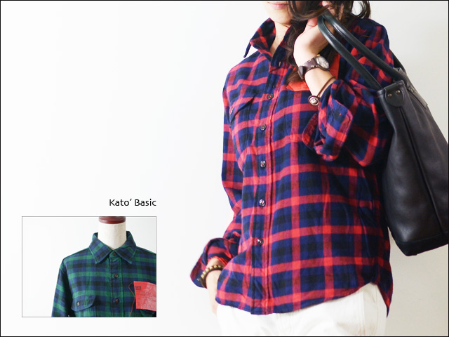 KATO\' BASIC [カトー ベーシック] BLOCK CHECK SHIRTS [BS330071]_f0051306_19564854.jpg