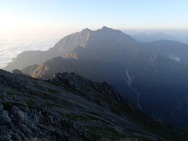 日本百名山あと30座、後立山の雄峰、五竜岳を行く_b0190242_1703194.jpg