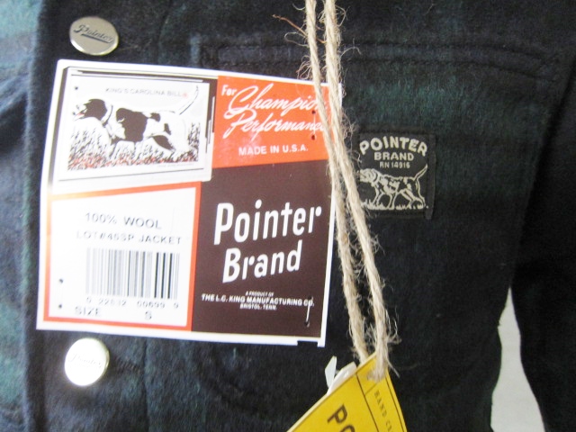 Pointer USA ・・・ BL WATCH WOOL CoverAll JACKET (別注)!♪!_d0152280_14435414.jpg