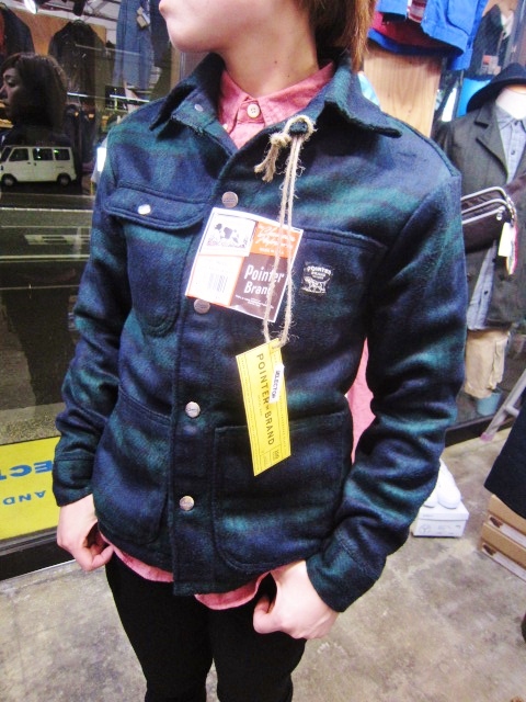 Pointer USA ・・・ BL WATCH WOOL CoverAll JACKET (別注)！♪！_d0152280_14453452.jpg