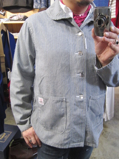 Pointer USA ・・・ Shawl カラー Hickory CoverAll JKT (別注)！♪！_d0152280_1455424.jpg