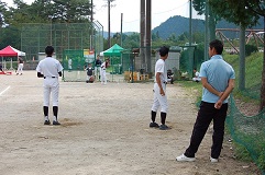 坂本佳一氏 野球教室_d0010630_15284670.jpg