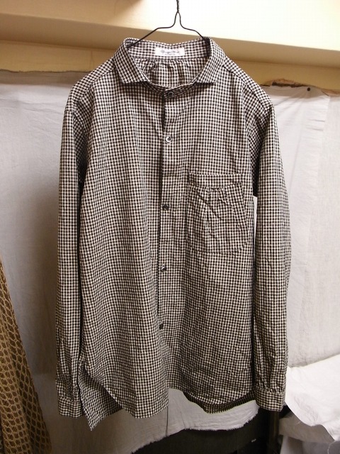 classic frenchwork ginghamcheck shirt_f0049745_12584589.jpg