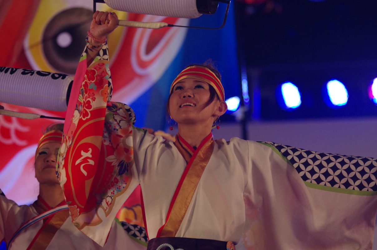 高知よさこい２０１３後夜祭中央公園その２（よさこい塾・ありがた屋）_a0009554_12505466.jpg