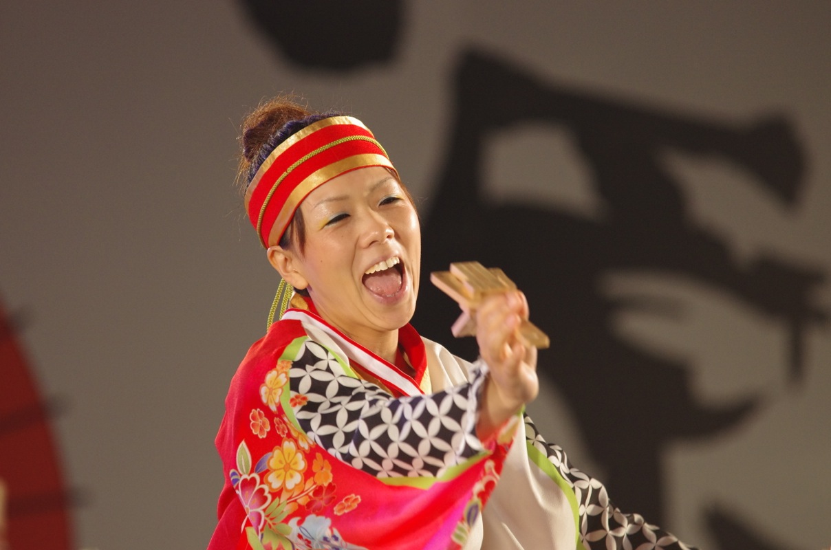 高知よさこい２０１３後夜祭中央公園その２（よさこい塾・ありがた屋）_a0009554_12521724.jpg